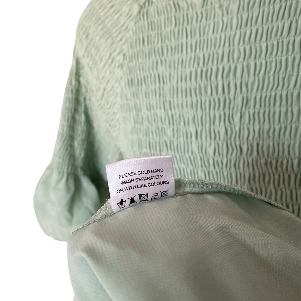 JessaKae Wandering Willoughby Ruffle Mint Green Midi Dress Womens Small - Picture 6 of 8